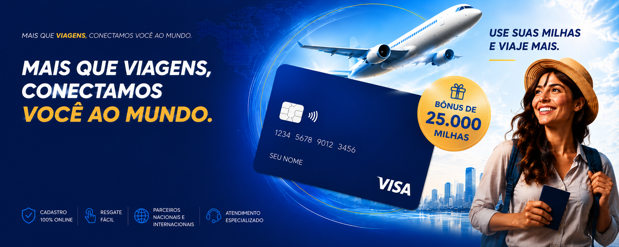 VIAJOO — Mais que viagens, conectamos você ao mundo. Bônus de 25.000 milhas.